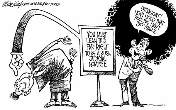 Political Cartoon Judicial