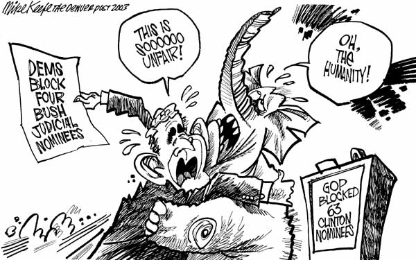 Political Cartoon Judicial