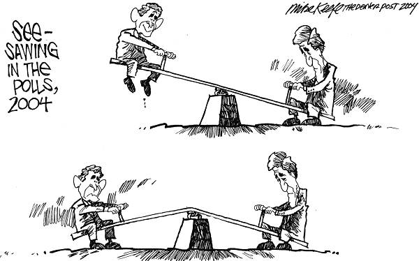 Seesawing Polls