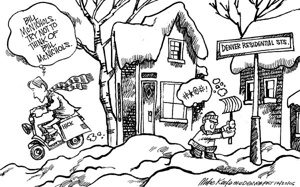 Cartoon Snow Blizzard