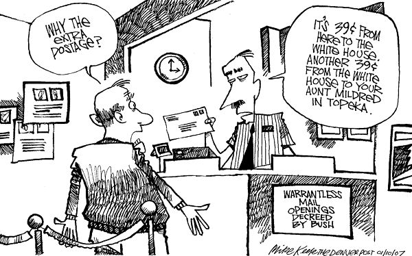 Warrantless Mail Searches
