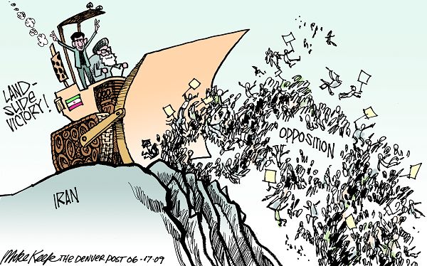 Landslide in Iran