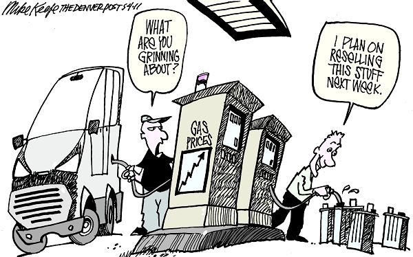 Gas Prices retweet gas prices cartoon. Gas Prices retweet