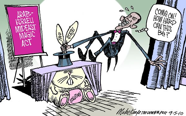 Two State Solution - Mike Keefe Cartoon